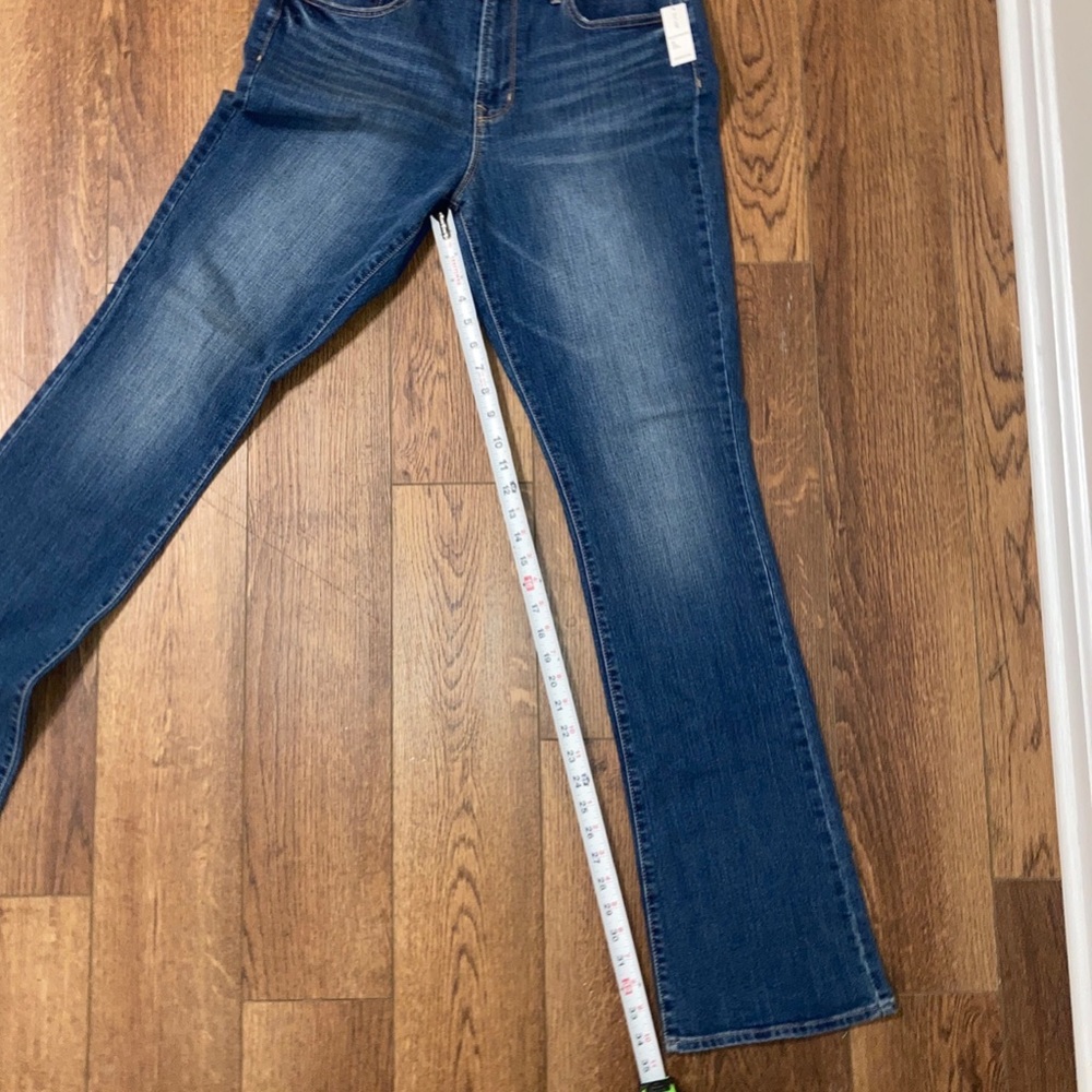 nwt OLD NAVY Curvy Profile BOOT CUT Mid Rise STRETCH Jeans Women's sz 12 TALL - Picture 12 of 14